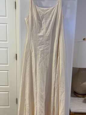 Women's Cream Slip Dress